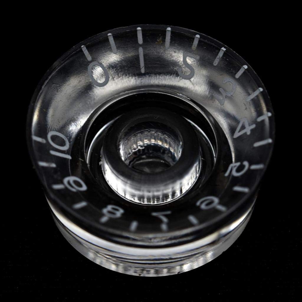 Dopro Pack of 4 American Spec LP Guitar Speed Dial Knobs 24 Fine Spline Control Knobs for Les Paul with CTS Spilit Shaft Pots Cl